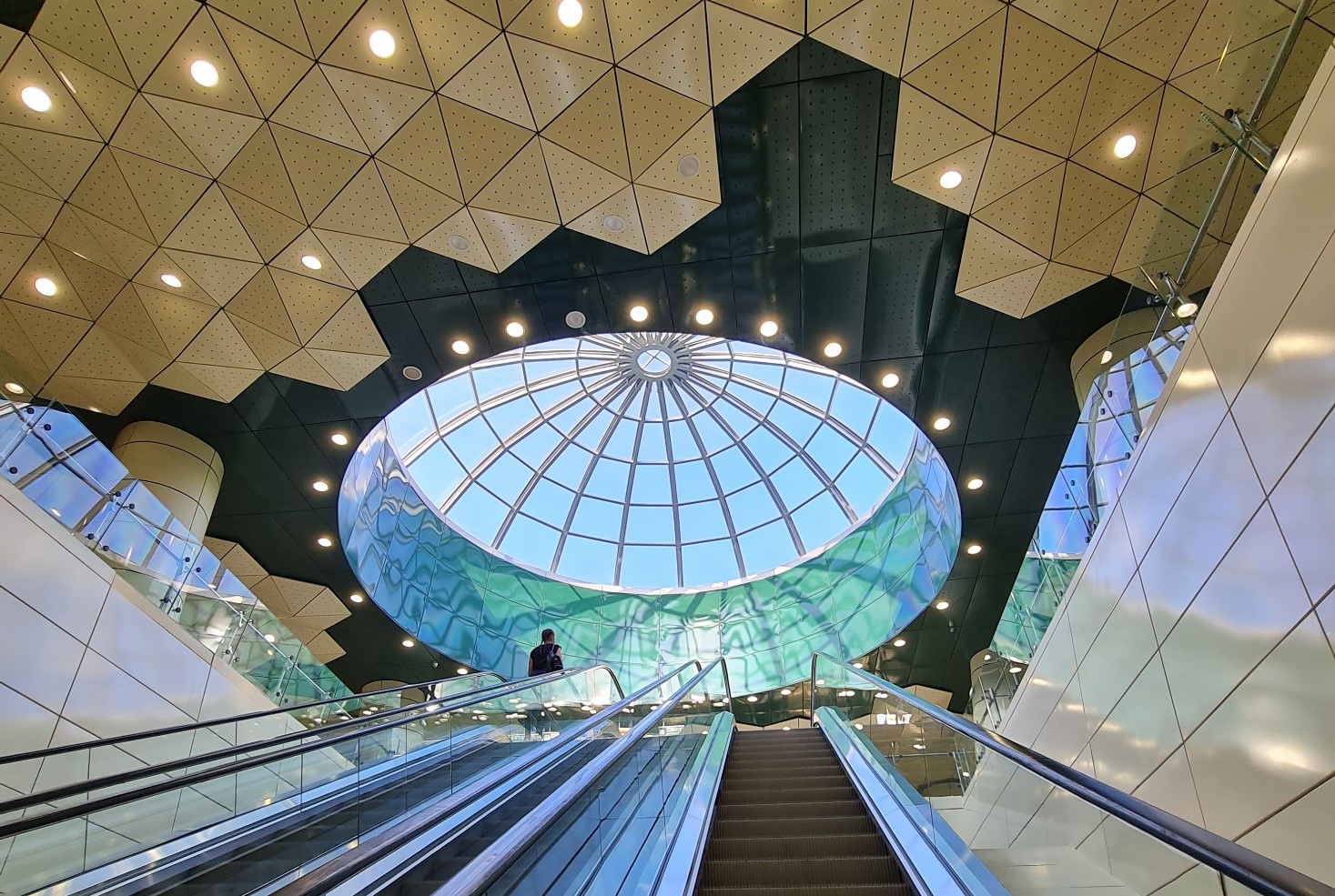 Eroilor Station of new Line 5 of Bucharest Underground (Photo Archive of Astaldi). 