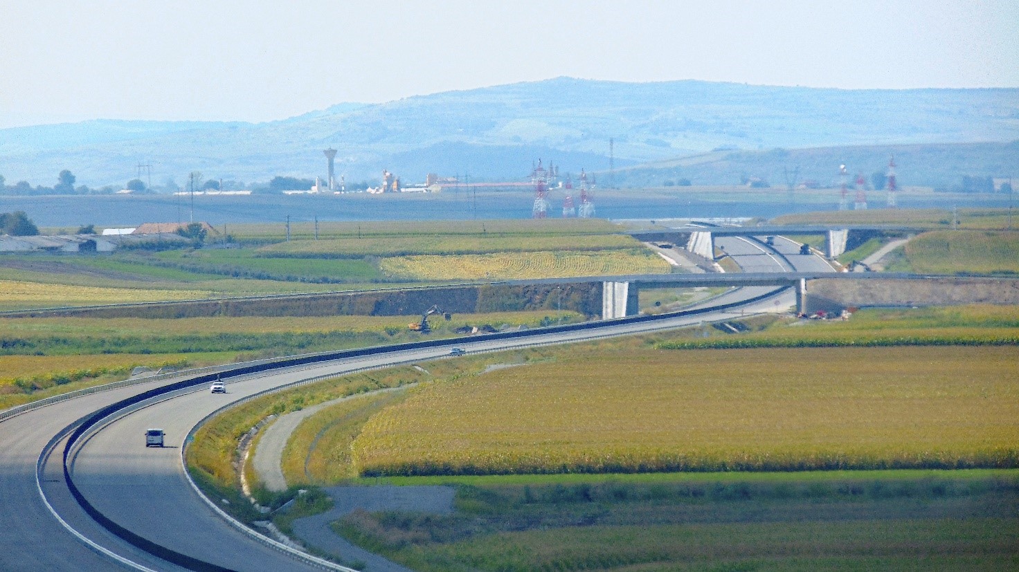 Autostrada della Transilvania, Tratta Ogra – Campia Turzii, Romania. 